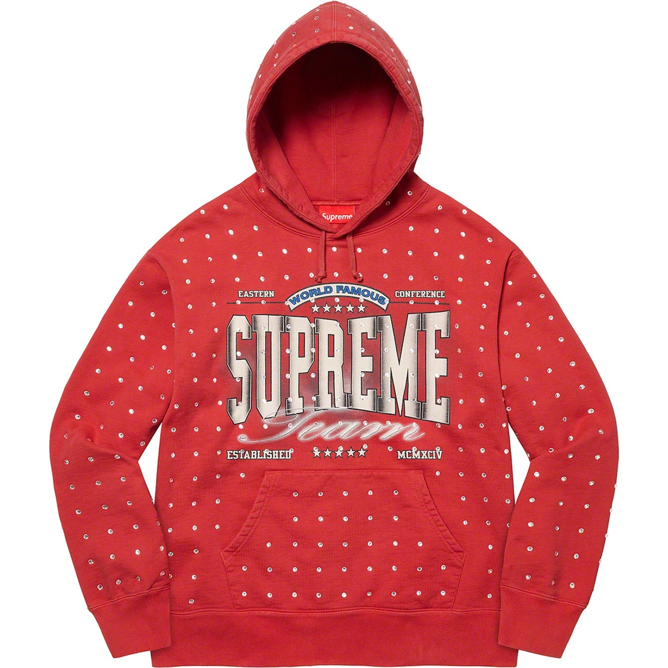 Rhinestone Hooded Sweatshirt view 8
